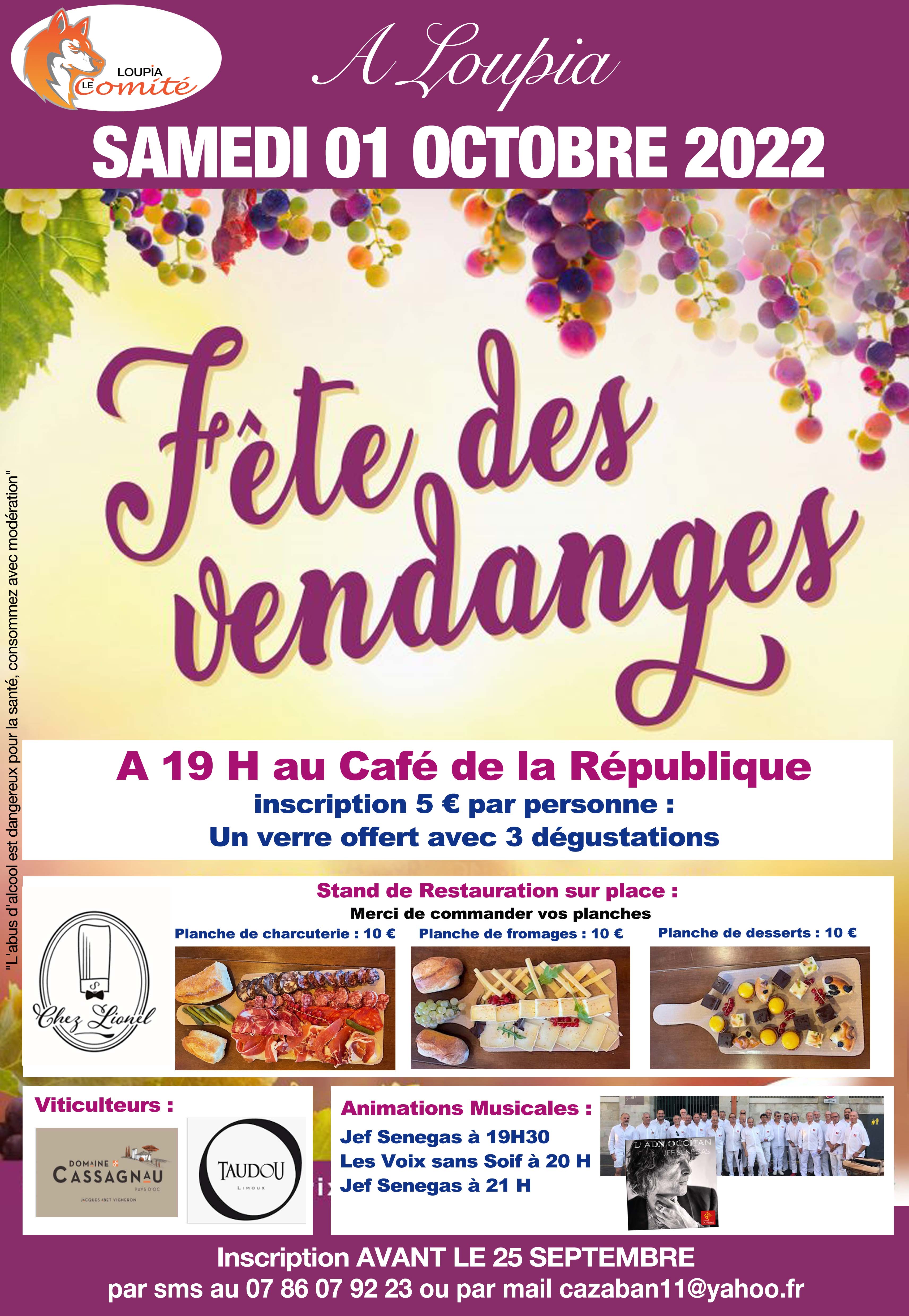 Fete des Vendanges 2022 - Loupia